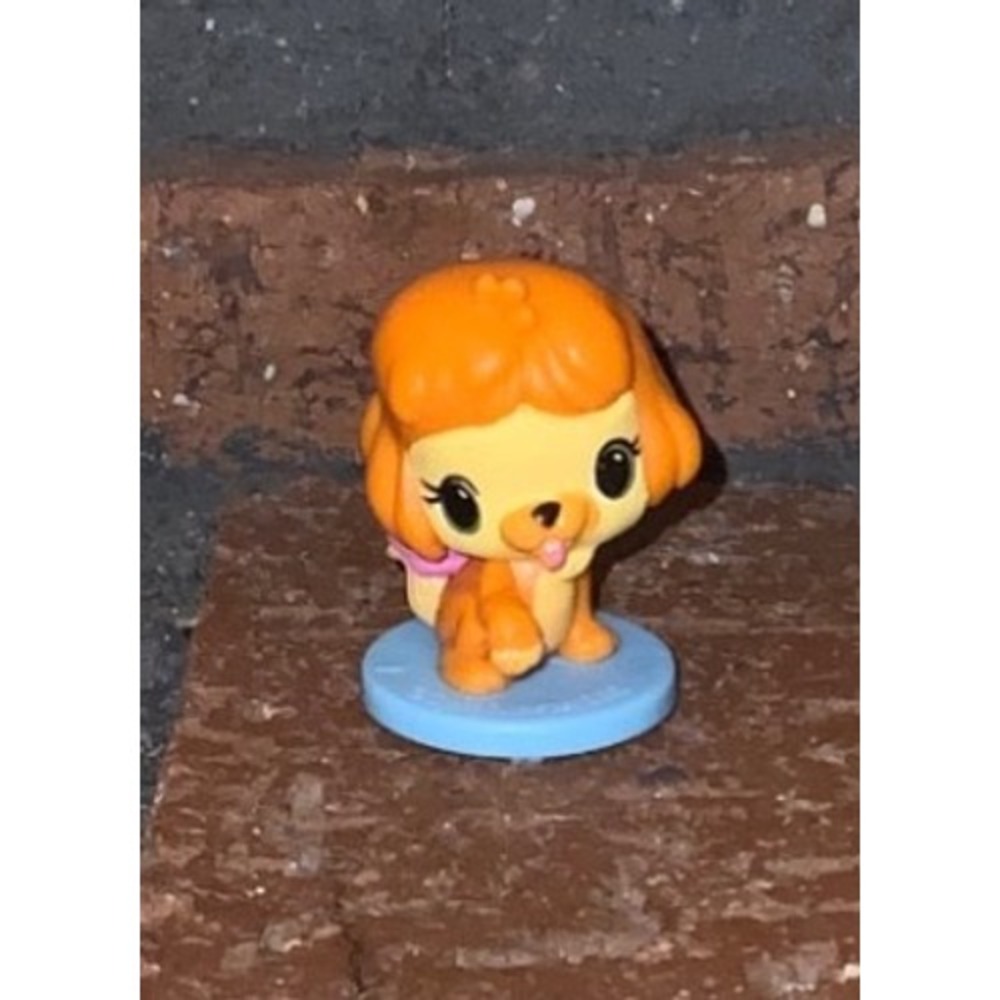Hatchimals Drink & Play Dog Orange Poodle Stamp 1.5"
